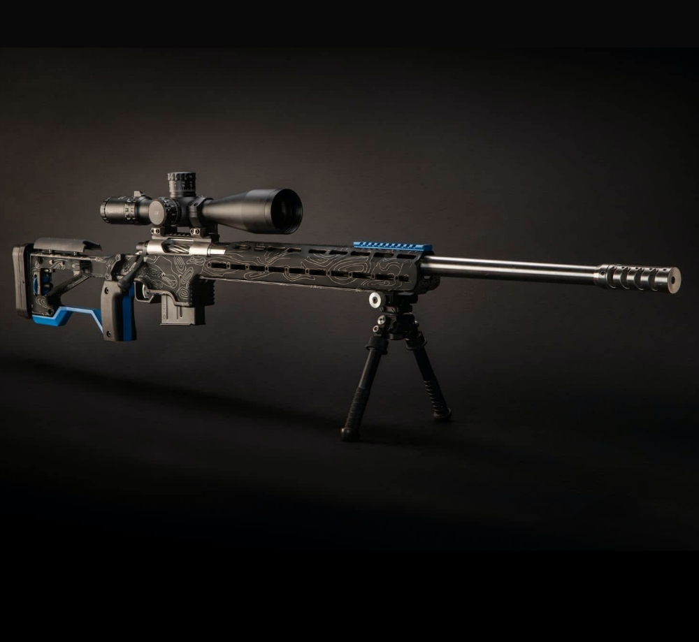 Osada Warrior GEN7comp Black Topo with NRA Blue, Tikka T3X, SA