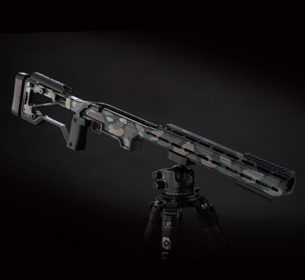 Osada Warrior GEN7comp Black & Silver with Teal Strip, Tikka T3X, SA